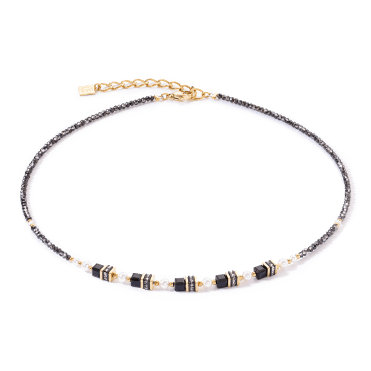 Coeur de Lion Mini Black Pearl Necklet