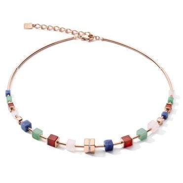Coeur de Lion Rust Rose Necklet