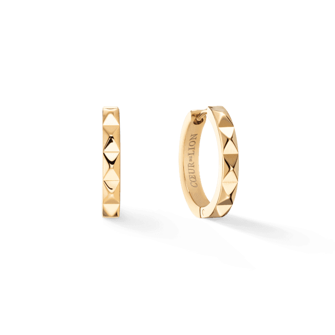 Coeur de Lion  Spike Geo 20mm Hoop Earrings