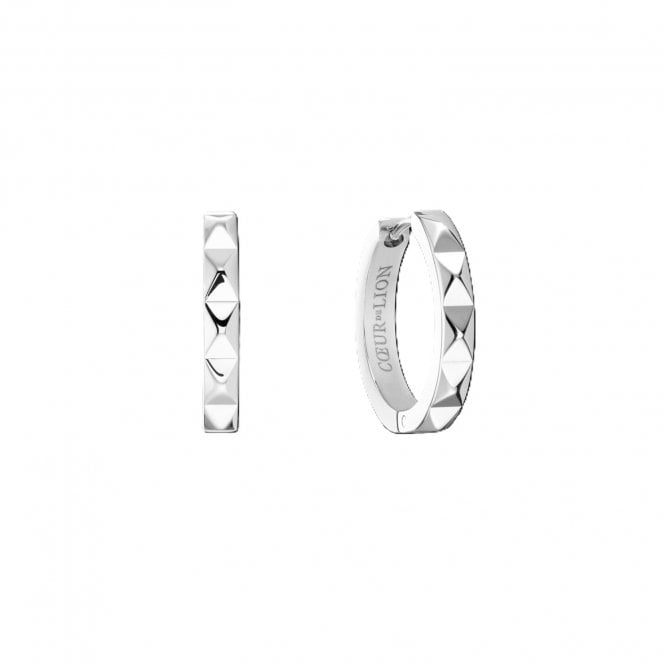 Coeur de Lion Coeur Ss Spike Hoop Earrings