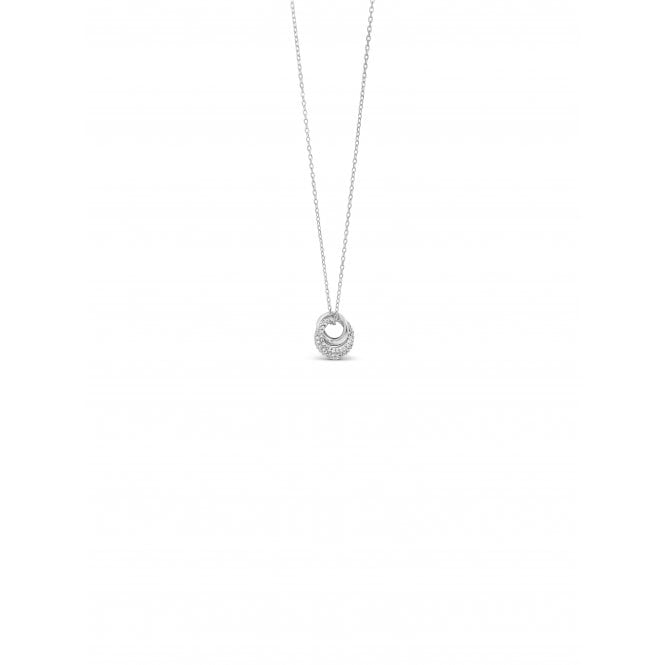 Absolute Silver Double Circle Pendant