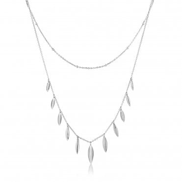 Double Leaf Necklace