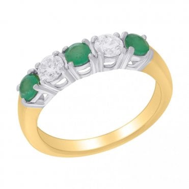 Emerald & Diamond Ring