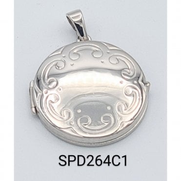 Engravable Locket & Chain