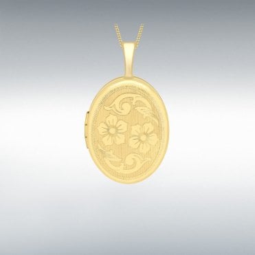 Flower Locket And Chain