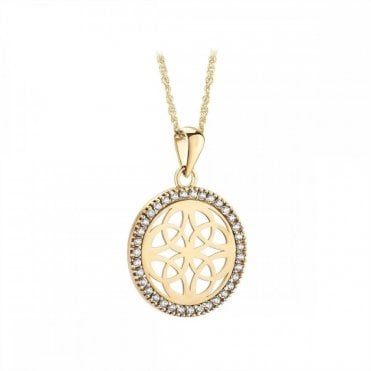 Four Trinity Knot Pendant