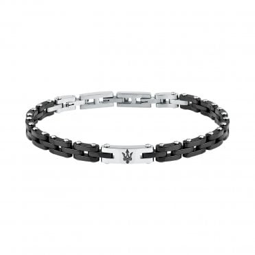 Gents Black Ceramic Bracelet
