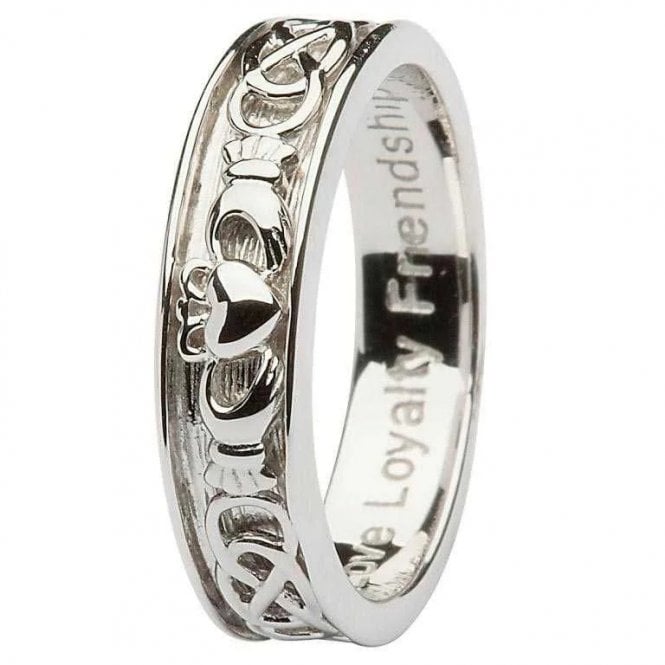 Shanore Gents Claddagh Band Ring