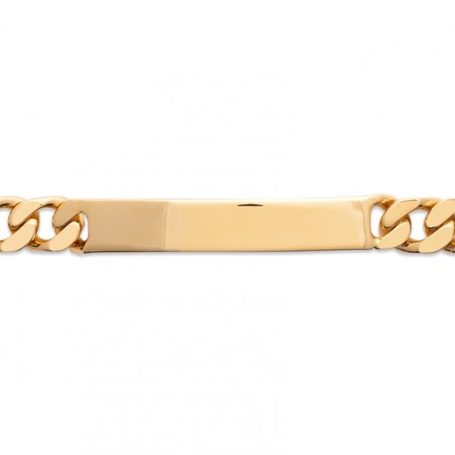 Burren Gents Large Gold Plated Id Bracelet