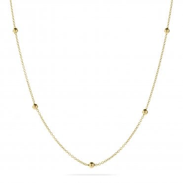 Gold Beaded Necklace