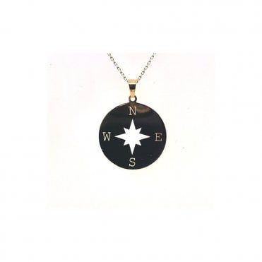 Gold Compass Pendant