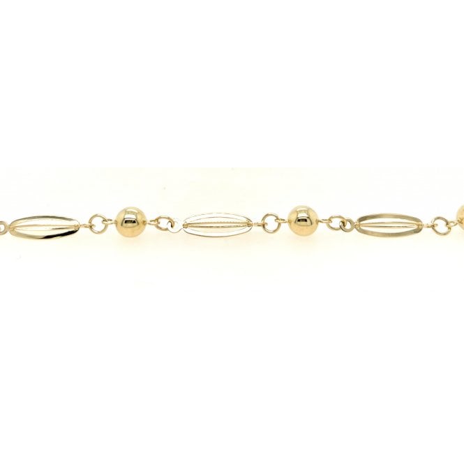 Gerry Browne Gold Gold Fancy Oval Bracelet