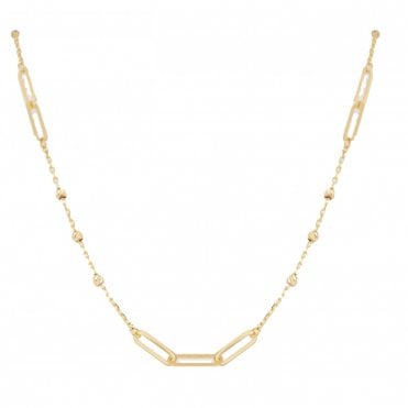Gold Paperlink Necklace