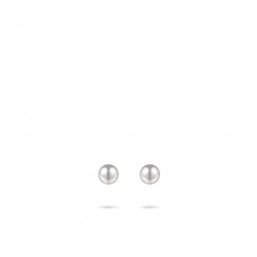 Gold Peaarl Stud Earrings 4mm