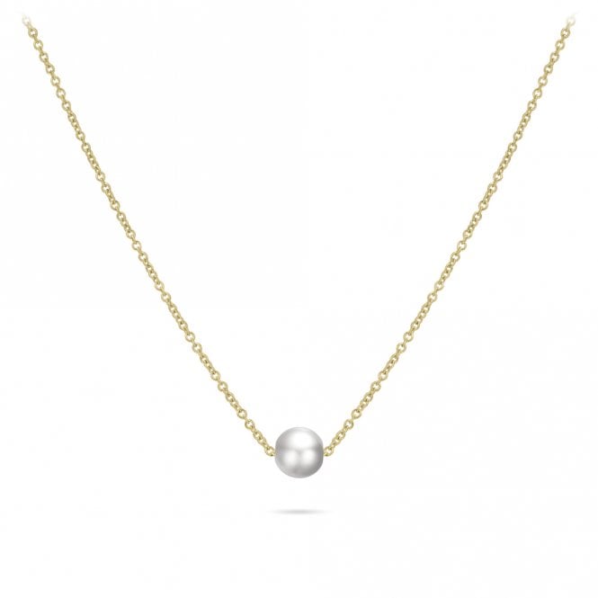 Gisser Gold Pearl Necklace