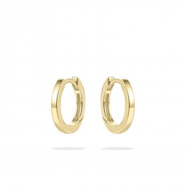 Gold Plated 15mm Hoop Earrings