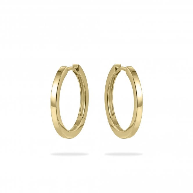 Gisser Gold Plated 20mm Hoop Earrings