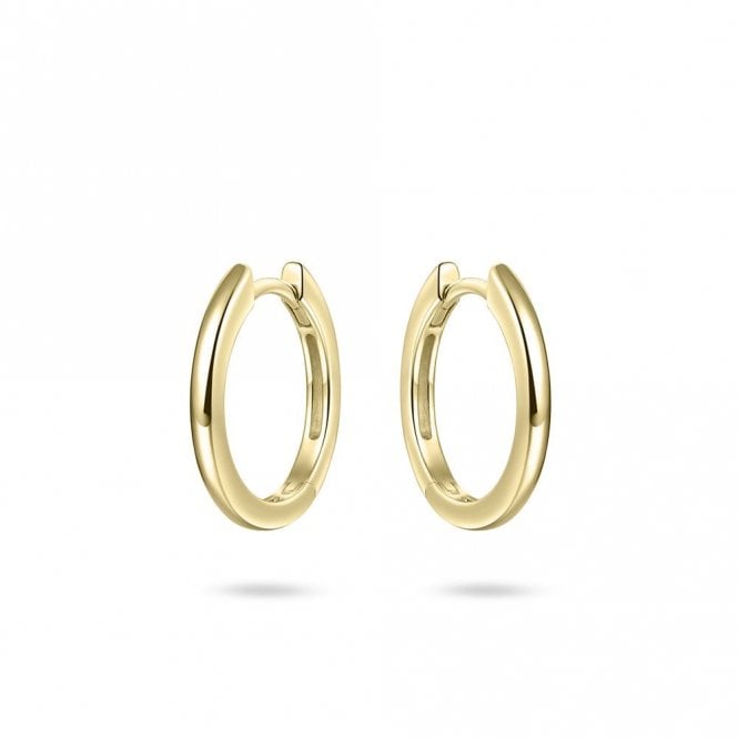 Gisser Gold Plated Hoop Earrings