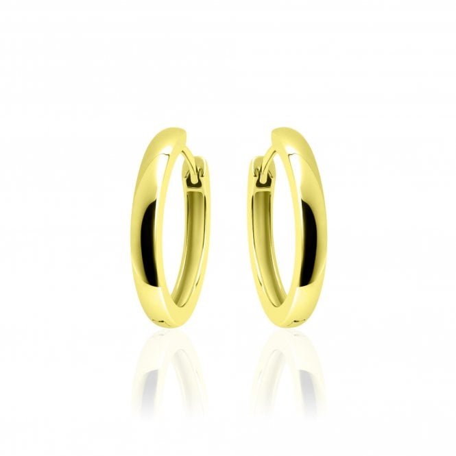 Gisser Gold Plated Hoop Earrings