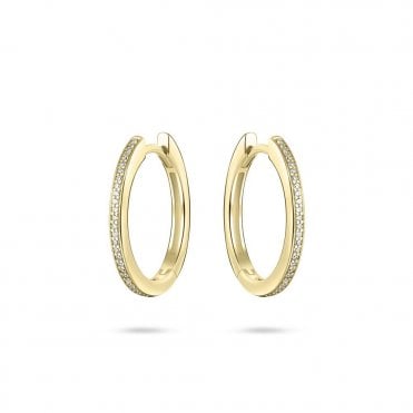 Gold Plated Hoop Earrings