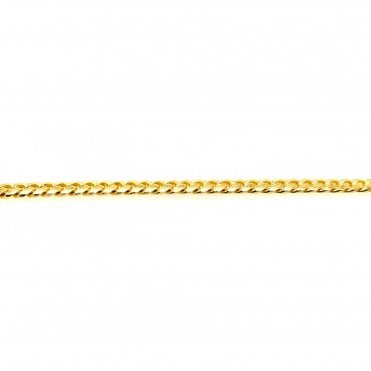 Gold Plated Silver Curb Bracelet