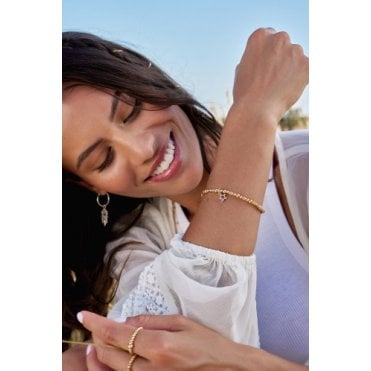 Gold Tone Birthstone Bracelet