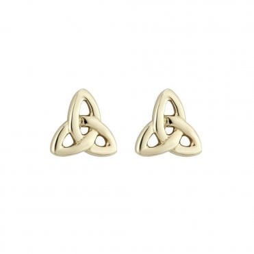 Gold Trinity Knot Earrings