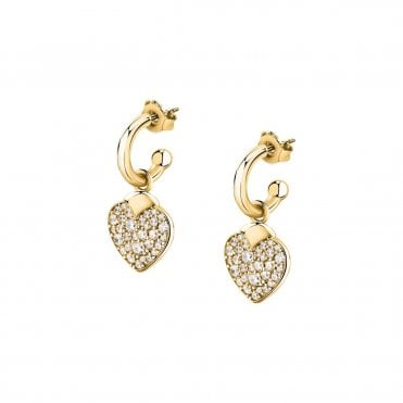 Heart Charm Earrings