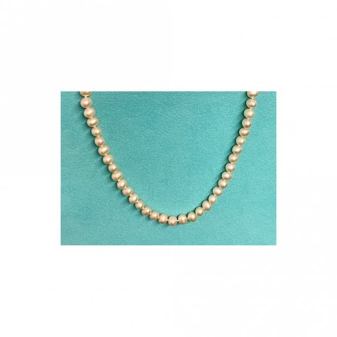 Ivory Peach String of Pearls
