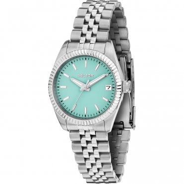 Ladies Turquoise Dial Watch