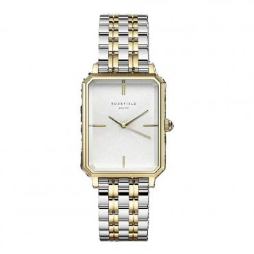 Ladies Two-Tone Octagon Dial Watch
