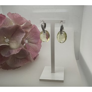 Lime Green Earrings