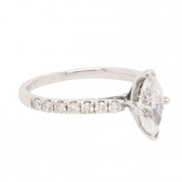 Marquis Contessa Diamond Engagement Ring