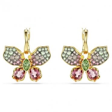 Multicolour Butterfly Earrings