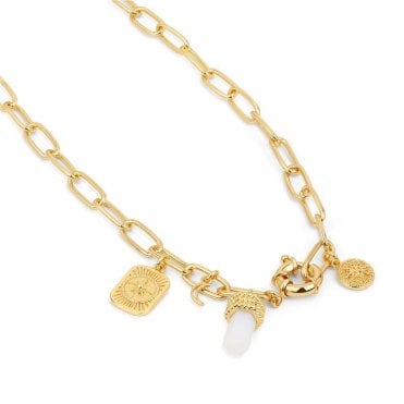 Newbridge Opalite Charm Necklet