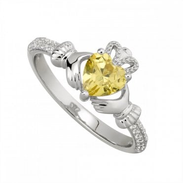 November Claddagh Ring