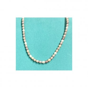 Peaches & Cream Pearl Necklace