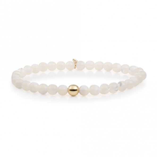Sparkling Jewels Pearl Saturn Large Bracelet