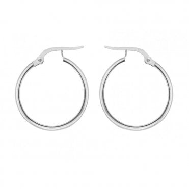 Pure 30mm Solid Hoop Earrings