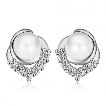 Pure Collection Pearl Stone Set Earrings