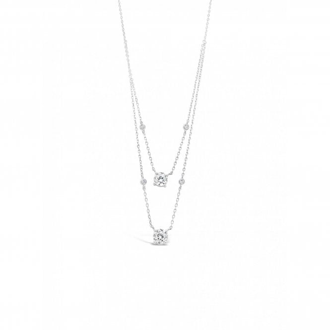 PURE Silver Absolute Silver Double Chain Pendant