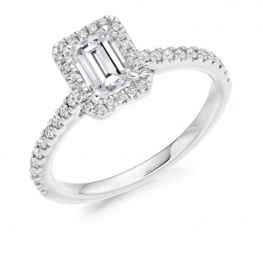 Raphael Emerald Cut Ring