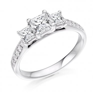 Raphael Princess Cut Ring
