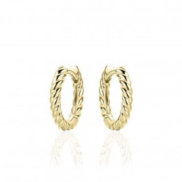 Rope Hoop Earrings