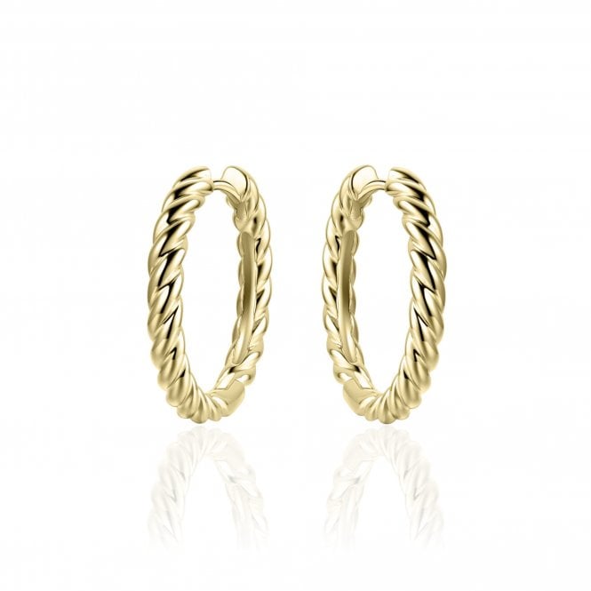Gisser Rope Hoop Earrings