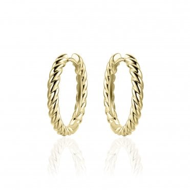 Rope Hoop Earrings