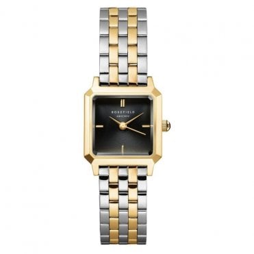 Rosefield Round Black Dial Watch