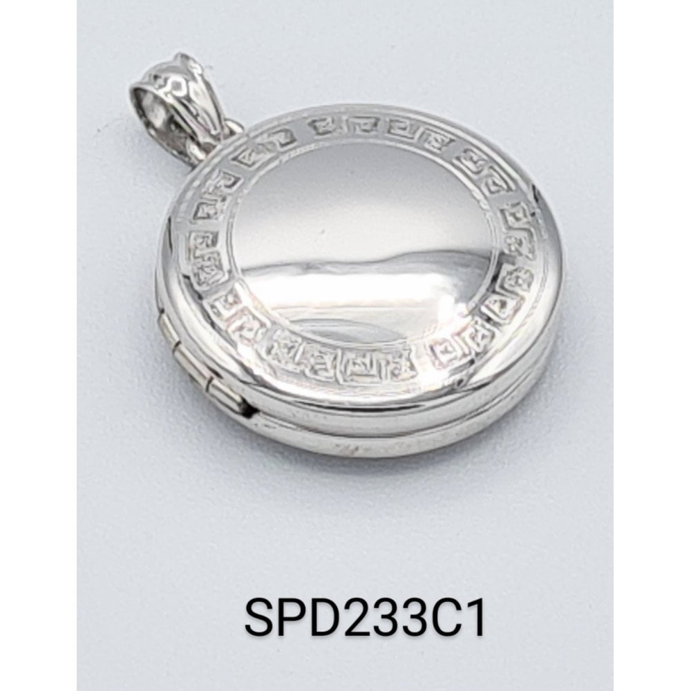 Pure Locket Chain PURE Silver Round Engravable Locket & Chain - Jewellery from Gerry ...