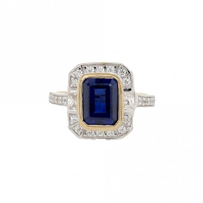Gerry Browne Gold Sapphire Style Dress Ring
