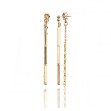 Scribble & Stone Linear Double Earrings